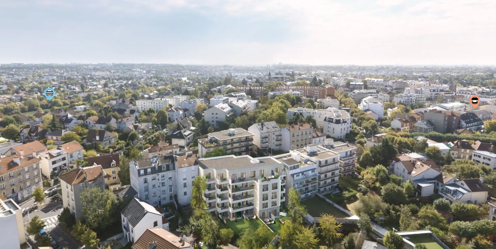 Panorama 360 du projet Le Perreux par Vizion Studio