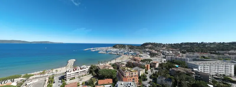 Panorama 360° 3D d'un projet résidentiel pour visite virtuelle immobilière