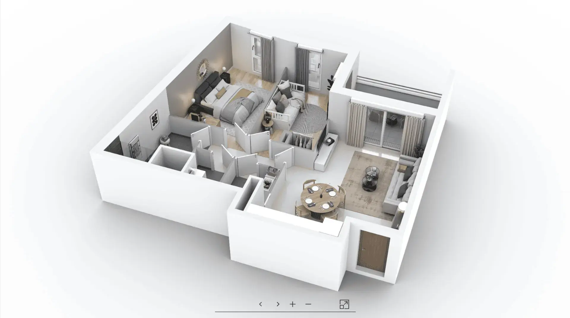 Plan 3D rotatif - Vizion Studio
