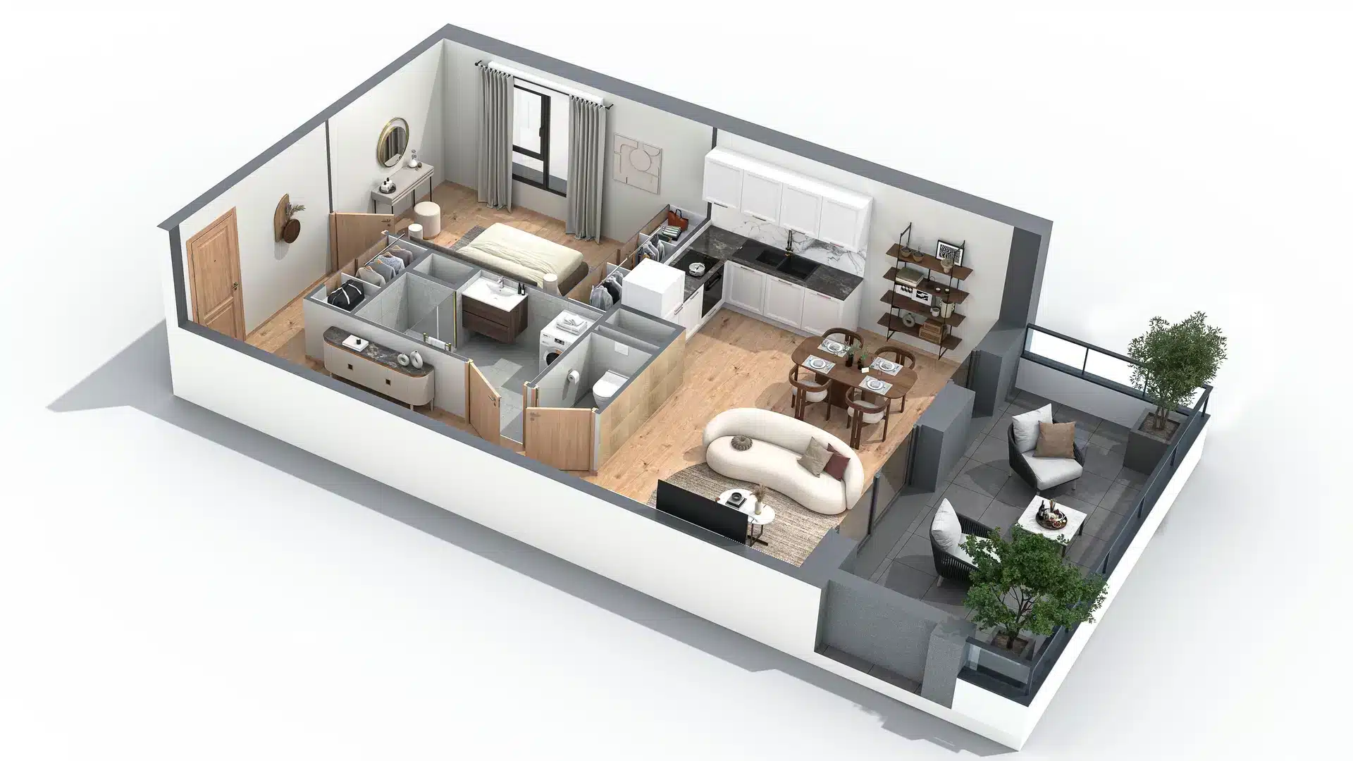 Valorisez vos biens grâce à un plan 3D décoré précis