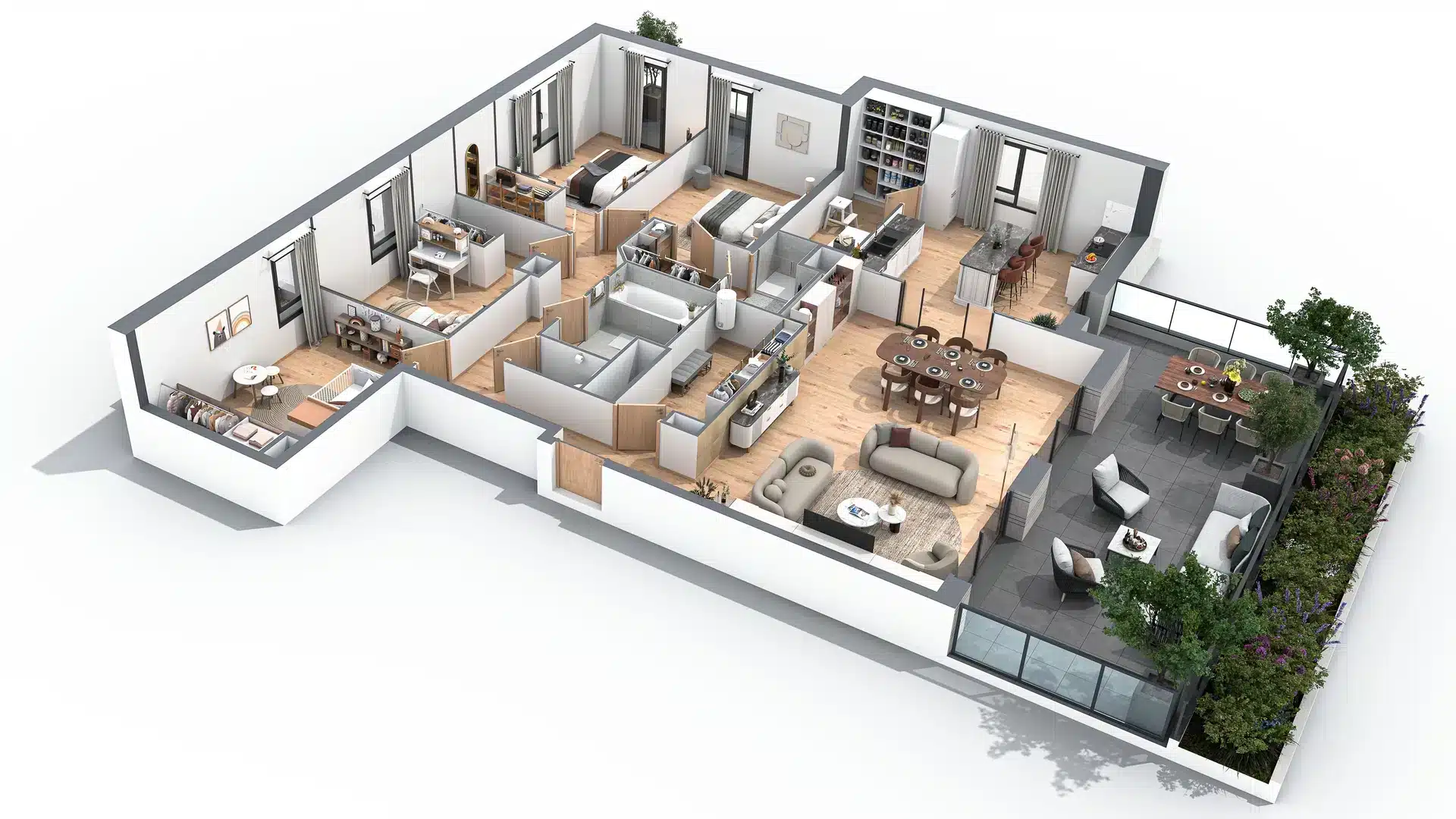 Présentez vos projets grâce à un plan 3D réaliste