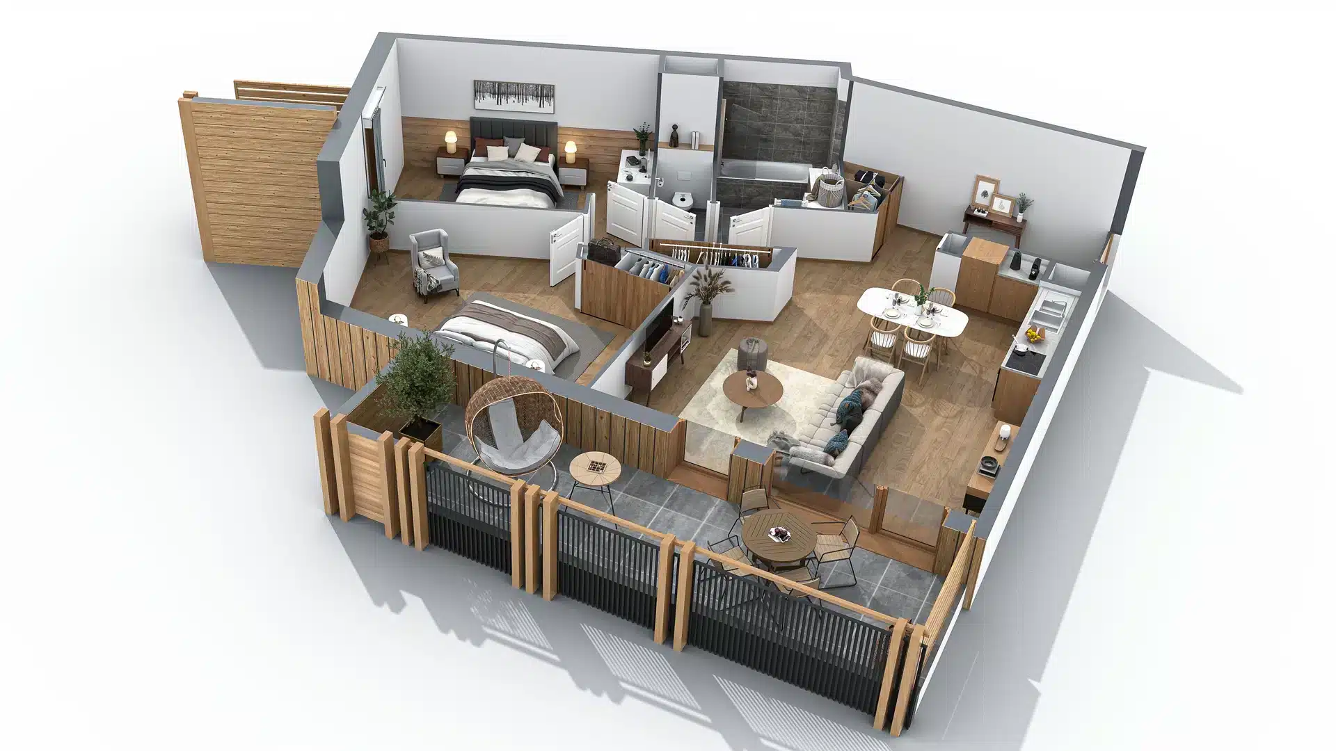 Votre plan 3D décoré par Vizion Studio