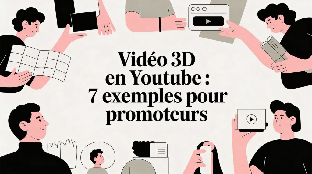 3d video on youtube illustration