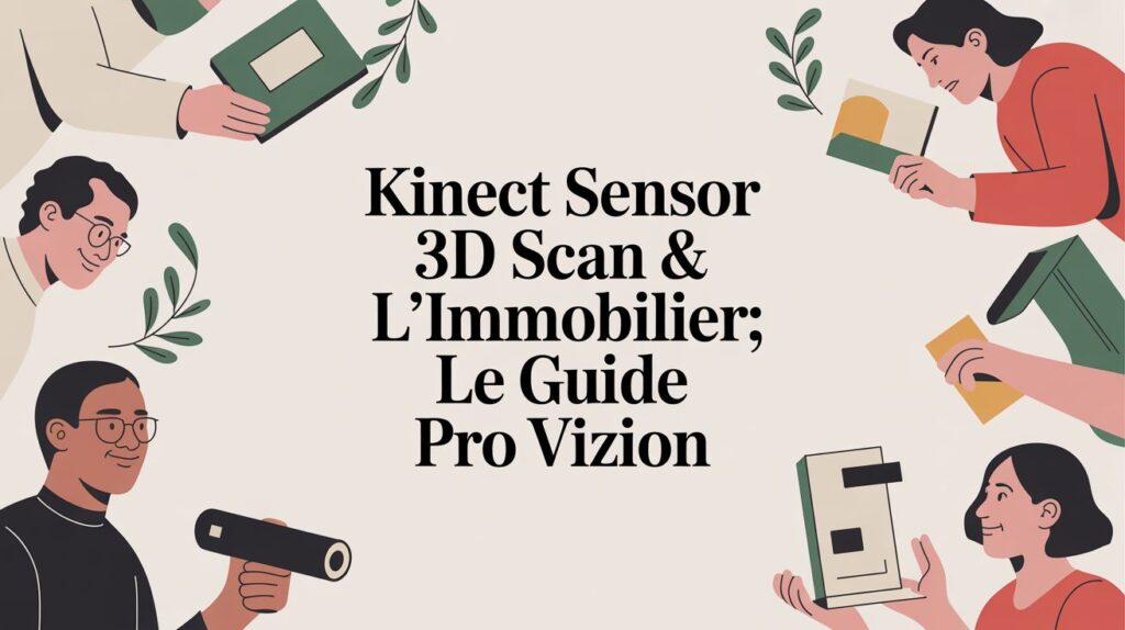 kinect sensor 3d scan illustration